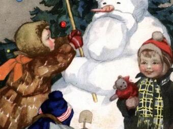 В Музее хрусталя покажут советские новогодние открытки